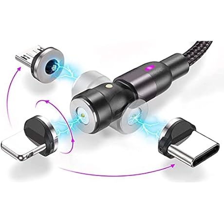 Statik 360 Degree Rotating Magnetic Charging Cable: Oozing Convenience