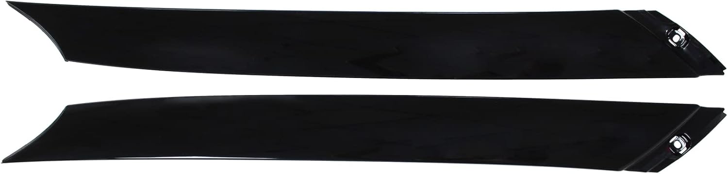 NewYall Gloss Black Front Left and Right Body A-Pillar Windshield Pillar Trim Panel Exterior Molding for Hyundai Veloster Hatchback 3-Door 2012-2017