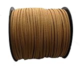 MATERIALS: The suede cord is made of high-quality faux leather,which is healthy, soft and comfortable, strong and durable and it is not easy to break. Color: Brown. It uses natural pigments and does not fade. GOOD CHOICE TO DIY YOUR CRATS: our faux l...