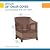 Duck Covers Ultimate Waterproof 36 Inch Patio Chair Cover, Outdoor Chair Covers