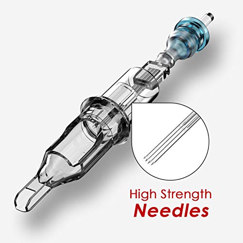 Image of Wormhole Tattoo Cartridge Needles, 11RM 20PCS Tattoo Needles Disposable Tattoo Needle Cartridge Tattoo Needles Cartridge Needles Curved Magnum for Tattoo Pen Tattoo Machine Tattoo Supplies 1211RM