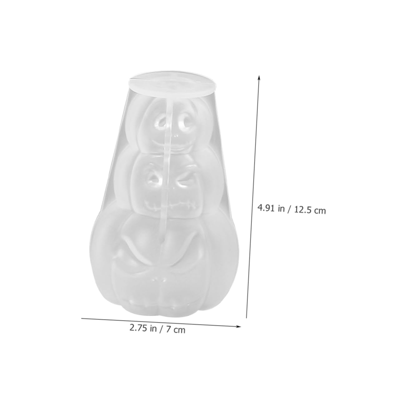 TEHAUX 5stücke Halloween Kürbis Silikonform Für Kerzen Duftkerzen Epoxidharz Und Handwerk Silikonmaterial Einfach Zu Reinigen Für Kreative Bastelideen
