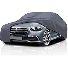 Ultimum Lite Car Cover for Mercedes-Benz S550 2007-2017 4-Door Sedan Lightweight All Weather Protection Semi Custom Fit Dust, Sun, Snow, Rain Protection Indoor Outdoor Gray