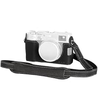 Amazon.co.jp: SmallRig 富士フイルムX100VI用 ハーフレザーケース