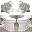 White Frog 2pcs