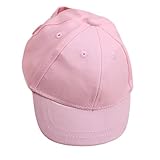 niannyyhouse Plüschpuppen-Baseballkappe, Zubehör für 20 cm große Plüschtiere (Rosa)