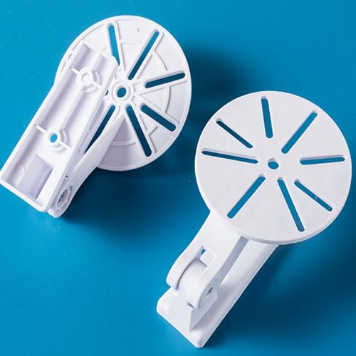 UtySty 2 Pack Home Security Camera Bracket Wall Mount Holder Dome Camera Ceiling Adhesive Non Screw Stand for Security Indoor Cam Indoor Security Camera Baby Monitor Pet Dog Camera Surveillance CCTV