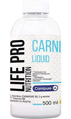 l carnitina life pro Life Pro Carnitine Carnipure 500ml | Suplemento Quemagrasas | Con Carnipure  y L-carnitina, Acelera el Metabolismo