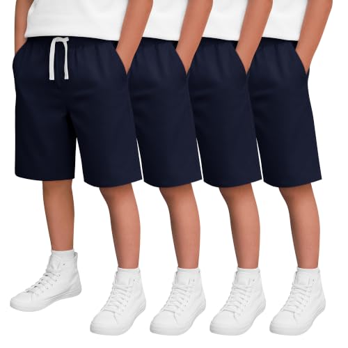 Hyggeweir - Hyggeweir Boys School Uniform Shorts for Ages 14-16, Pack of 4 Colors - Best Deal on Amazon