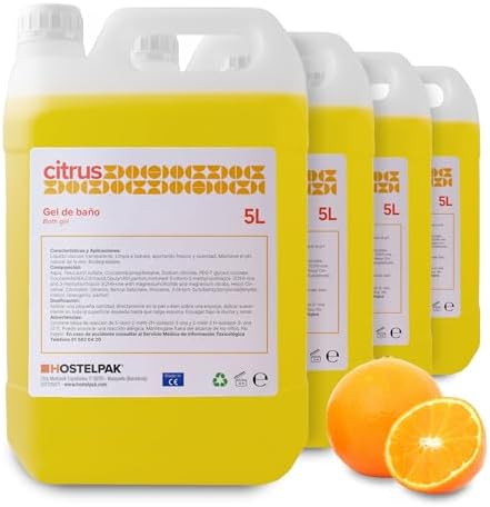 Gel de baño Colección Citrus 5 L. (Caja 4 garrafas)