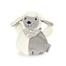 Sterntaler Peluche a palla Stanley La Pecorella, Età: Bambini da 0 anni, 12 x 11 x 7 cm, Bianco/Grigio