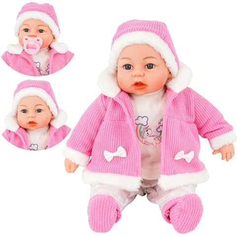 Bibi Doll - 18" Lifelike Baby Doll with Sounds Cover