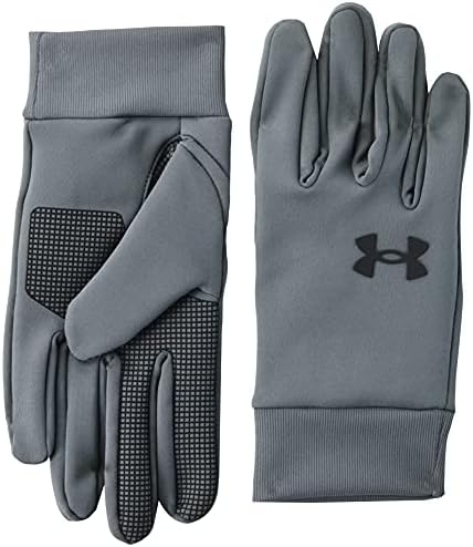 Under Armour Men's Armour Liner 2.0 Gloves , Pitch Gray (012)/Black , X-Large