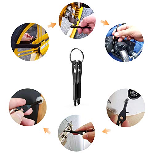 Keychain Screwdriver Tool Gifts for Men, Kusonkey 4-in-1 Screwdriver bit with Phillips, Slotted and Hex Wrench,Christmas Gifts for Men,DIY Handyman,Electrician,Father/Dad,Husband, Boyfriend,Him,Women
