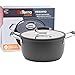 Vesuvio 5 Quart Nonstick Dutch Oven :: Nontoxic Ceramic Coated Stock Pot with Oven Safe Glass Lid