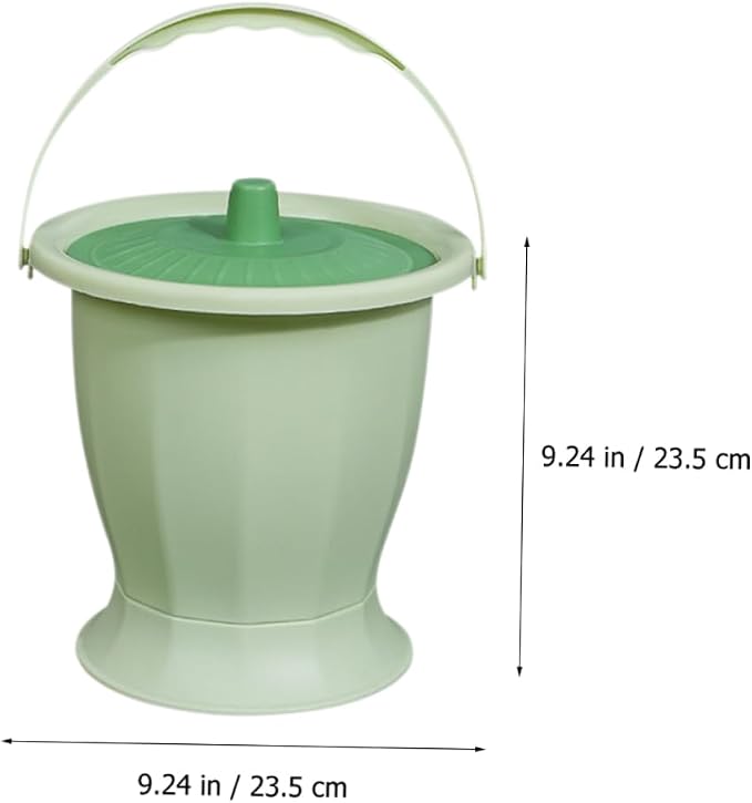 Orinal portátil Healeved para niños y niñas, asiento para inodoro, cubo pequeño para acampar, recipiente de orina de plástico con tapa, ligero y fácil de limpiar miniatura 7
