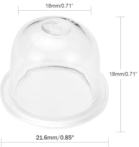 Miniatura 2 de QAZAKY 3 bombillas de imprimación para recortadoras de motosierra, soplador Homelite Echo Ryobi Poulan McCulloch Zama C1Q C1U C1M Series Carburador