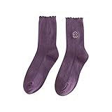 IQYU Kompressionssocken Damen Kuschelsocken Kinder Dinosaurier, Socken Wintersocken Kompressionssocken - Kuschelsocken Damen 39-42 Flauschig Tennissocken Damen Overknee Socken