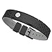 ProExl 9K Sports Golfers Magnetic Bracelet, Swim, Shower, Surf, Wear it Everyday (Black-Gray)