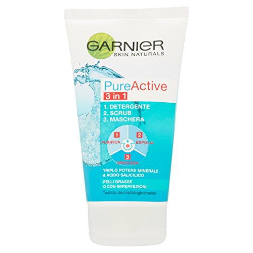 Garnier - Pure Active 3 in 1 - Gel Detergente Scrub Anti Imperfezioni 150 ml - Image 4