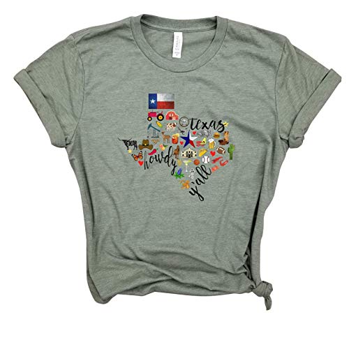 Texas Favorites Collage – Texas Shirt, Don’t mess with Texas, Proud Texan, Texas Strong Shirt, Texas Lover Shirt, Gift For Texas Lover, Texas Chica