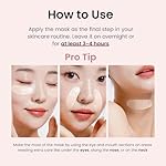 Elvira Bio-Collagen Face Mask - Deep Hydrating Overnight Face Mask, Korean Skincare, Facial Treatments & Masks for Women - Firming and Moisturizing, 4-Pack - Image 5