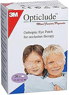 3M Opticlude Orthoptic Junior Eye Patch 5cm*6.2cm 1537 PACK OF 3 Price In India
