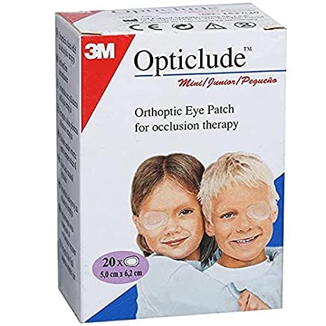 3M Opticlude Orthoptic Junior Eye Patch 5cm*6.2cm 1537 PACK OF 3 - Review, Price and Buying Guide