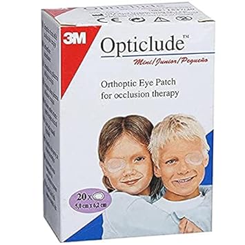 Jomed 3M Opticlude Orthoptic Junior Eye Patch 5Cm*6.2Cm 1537 Pack Of 2 - Multicolor
