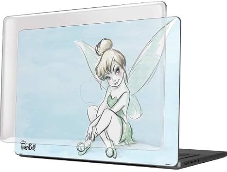Skinit Case + Skin Compatible with MacBook Pro 14in 2021 - Officially Licensed Disney Tinker Bell Believe in Fairies Design