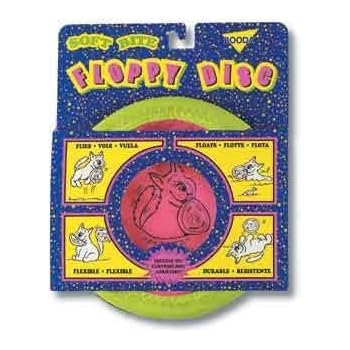 soft bite floppy disc dog toy