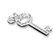 Produktbild Enez Echt 925 Silber Anhänger Charms Charm Schlüssel (2,5x1,2cm) v389