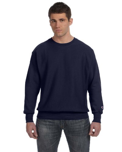 Champion Adult Reverse Weave Crew (Navy) (2X)