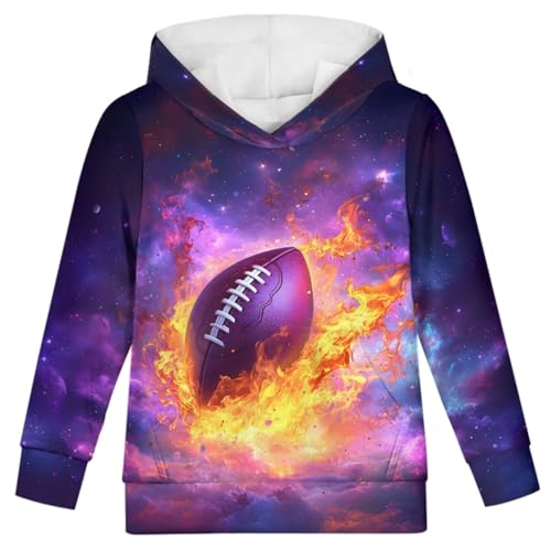Image of GLUDEAR Teen Boys Girls Novelty Animal Galaxy Hoodies Sweatshirts Pullover