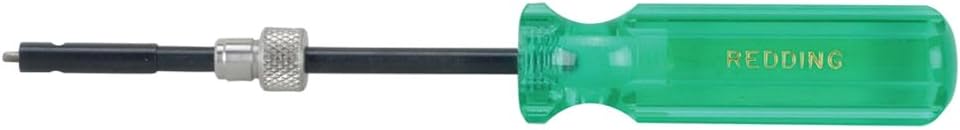 Redding Universal Flash Hole Deburring Tool with Handle & 30 Cal. Pilot Stop - Intended for Calibers from .22 Through .338 Cal. Using Standard (.080") Flash Holes
