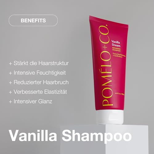 Shampooing Vanilla Dream Pomelo+Co réparation et hydratation intense