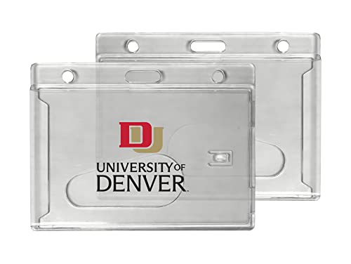 University of Denver Pioneers Clear View ID Holder Officially Licensed Collegiate Product
