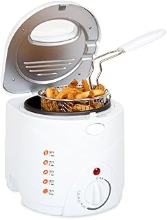 Classic Cuisine 82-HY8105 Cool Touch 1 L Deep Fryer with Wire Fry Basket