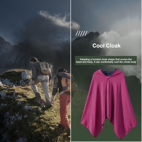 Capa portátil ligera que alivia el calor y protege del sol directo 2