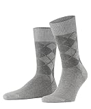 Burlington Herren Socken Bolton, Baumwolle, 1 Paar, Grau (Light Grey 3400), 40-46