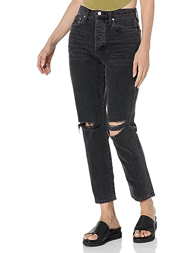 Jean High Rise Drew Mom pour un style décontracté et élégant en ville