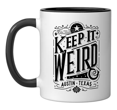 Taza de cerámica Keep Austin Texas Weird 11 oz miniatura 1