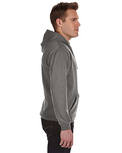 J. America Men's Tailgate Hoodie Sweatshirt, Charcoal, XX-Large3
