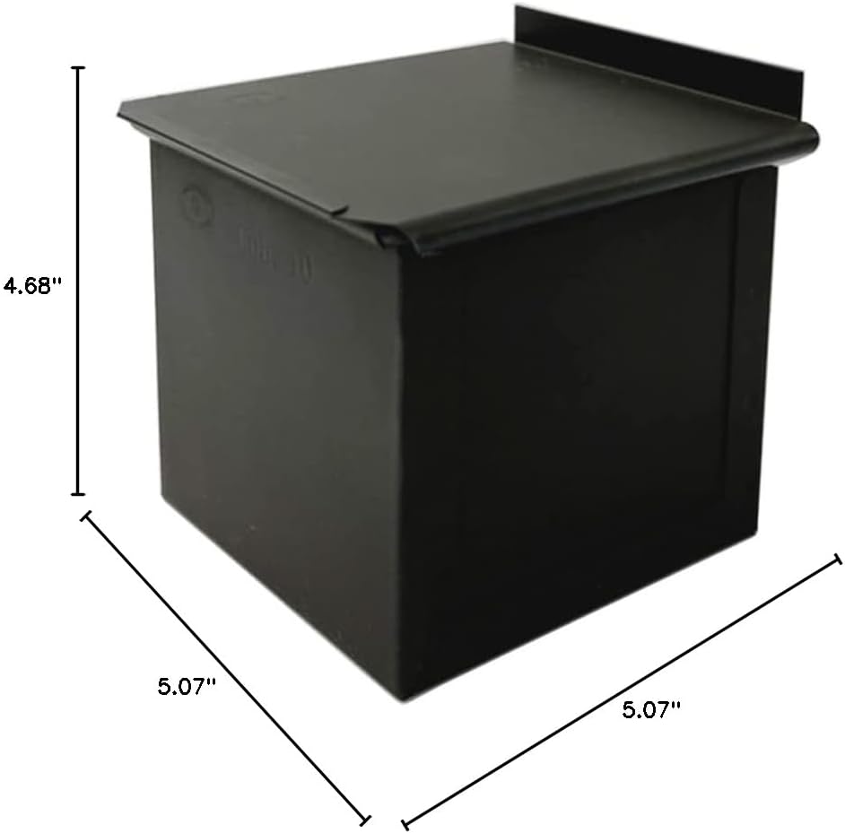 Matsunaga Seisakusho MB Teflon Treated Cube 100 Square Bread Mold, Black