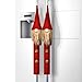 ITOMTE Handmade Swedish Tomte Refrigerator Door Handle Cover - Mini Gnome Kitchen Appliance Handle Covers for Valentine's Day Decoration - Gift Idea - Home Door Cloth Protector, 2 Packs