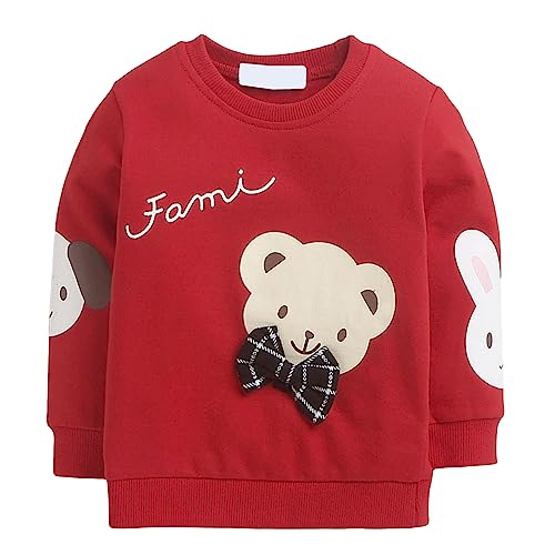 Image of Hopscotch Boys Cotton Animal Print Top And Pant Set In Red Color