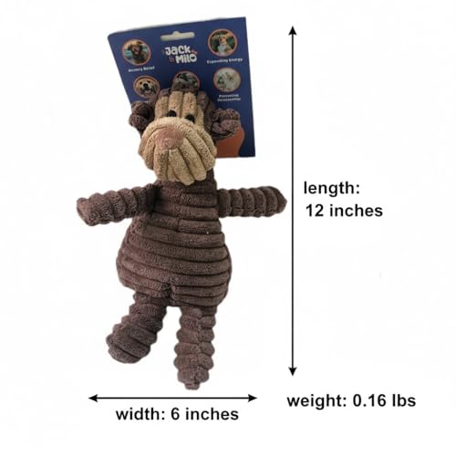 Juguete de Peluche para Perros Jack & Milo diseño Mono miniatura 2