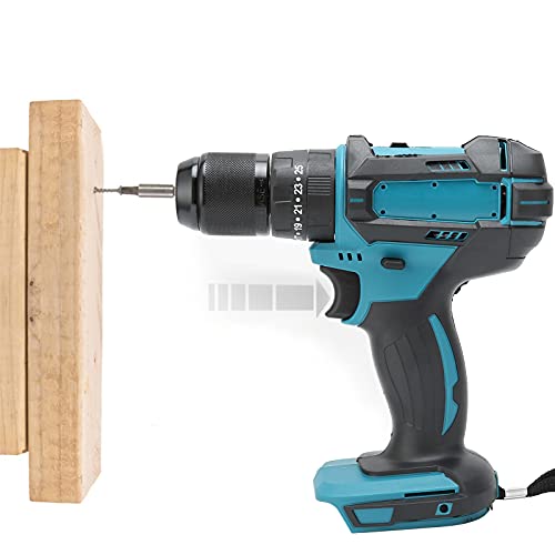 Yuecoom Elektrische Bohrmaschine, 13 mm Hochleistungs-Elektroschrauber Akku-Bohrhammer Bürstenloser Schlagbohrschrauber – Bild 3