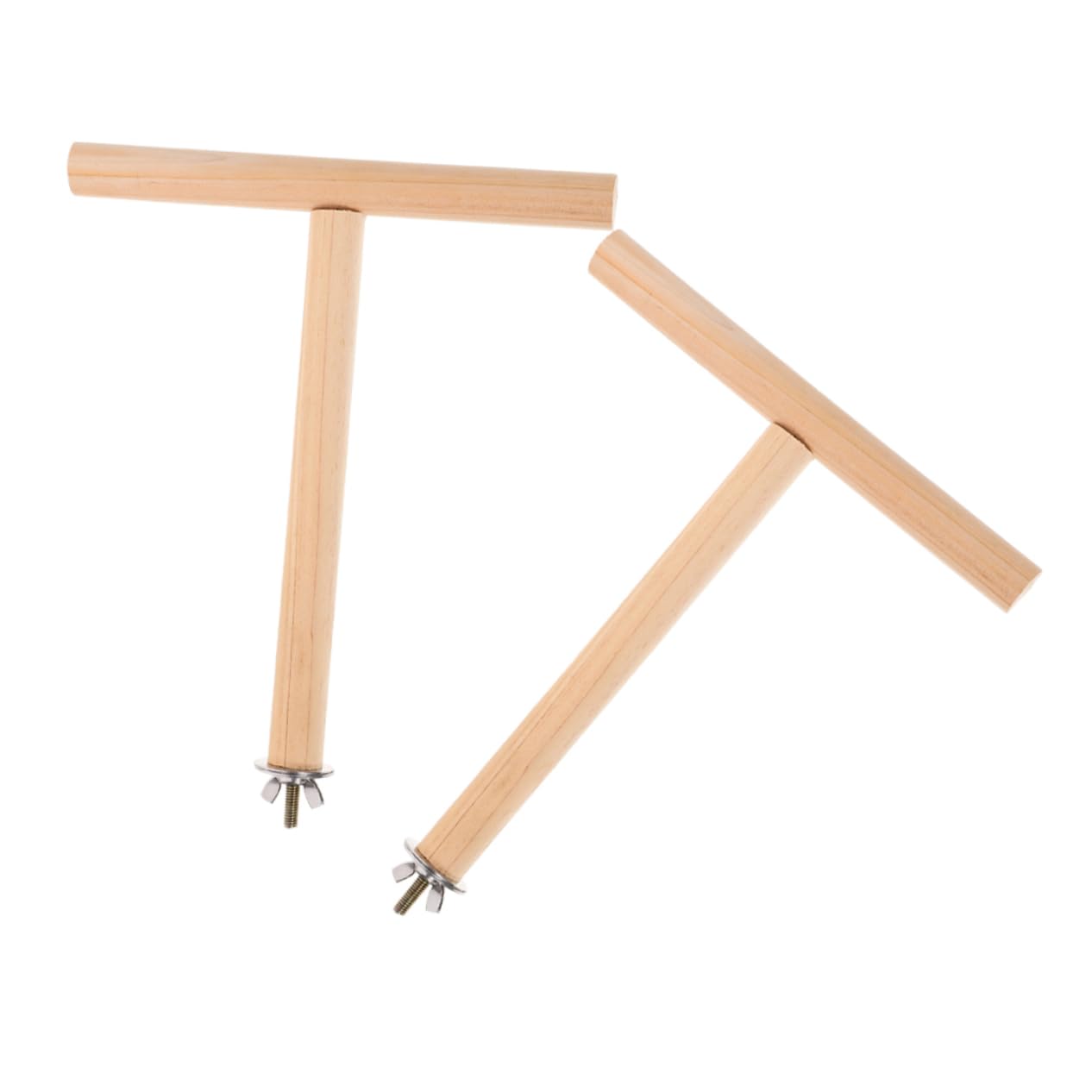 VANZACK 8pièces pour Oiseaux Perches pour Volières Et Jouets à Gratter pour Perroquets Perruches Et Oiseaux