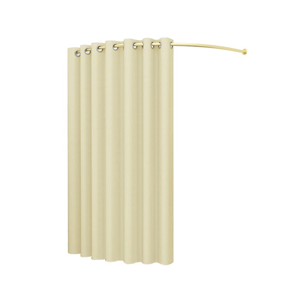 Double Fitting Room – 180x80x200cm Changing Room With Blackout Curtain, Metal Frame, Hanging Rod & Hook – Easy Assembly